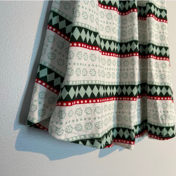 NWT Dot Dot Smile Flutter Sleeve Swing Dress – White/Red/Green – Baby Girl 6-12M - Picture 7 of 7